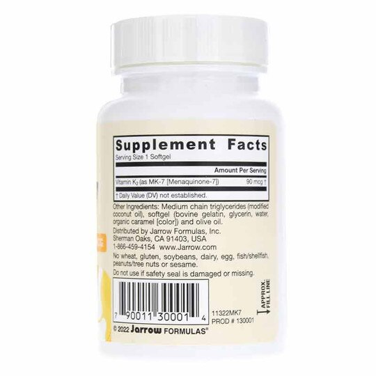 MK-7 Vitamin K2 90 Mcg, JRF
